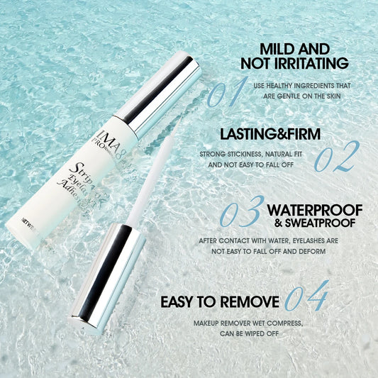 غراء تمديد الرموش من IMAGIC | مقاوم للماء، سريع الجفاف، يدوم طويلًا (5 مل)