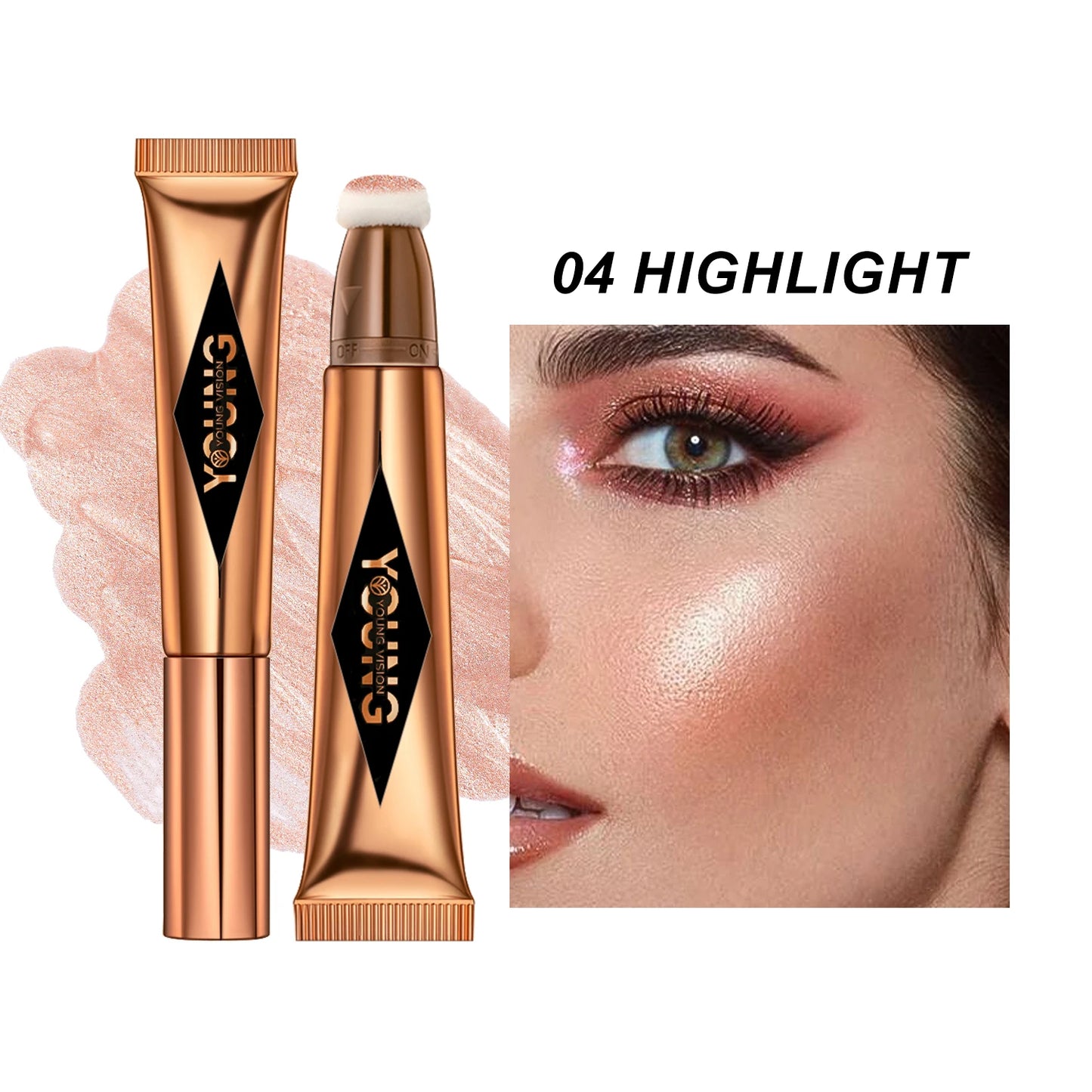 YOUNG VISION Air Cushion Blusher — Long-Lasting, Easy-to-Apply (6 Colors)