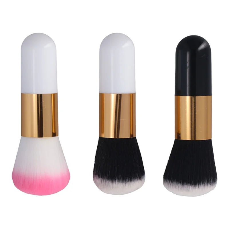 LuxuryGlow Large Soft Foundation & Blush Makeup Brush – Big Size Face Brush