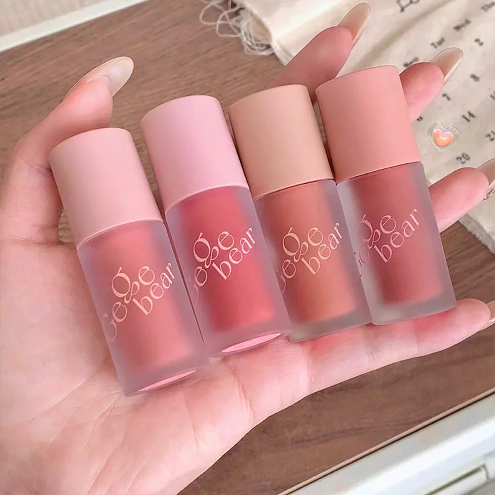 Crema de terciopelo 4 en 1 Gege Bear: lápiz labial, rubor, sombra de ojos y contorno