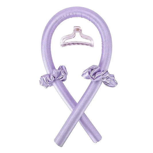 Diadema con rizador sin calor LuxuryGlow: rizos suaves y elásticos sin dañarlos