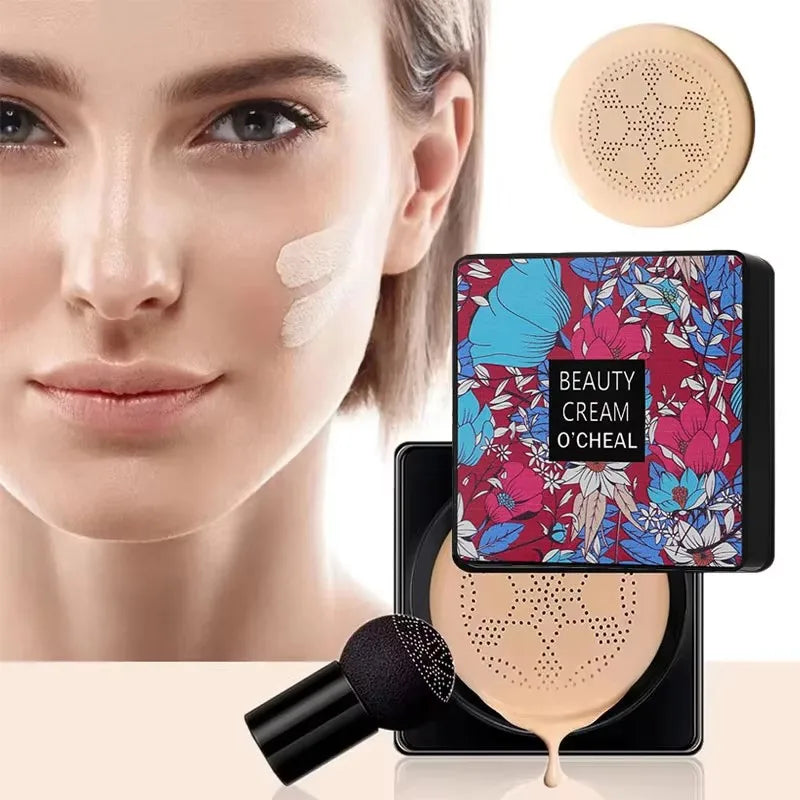 كريم LIDORIA Mushroom Head Air Cushion CC - كريم أساس للتحكم في الزيوت، ومرطب