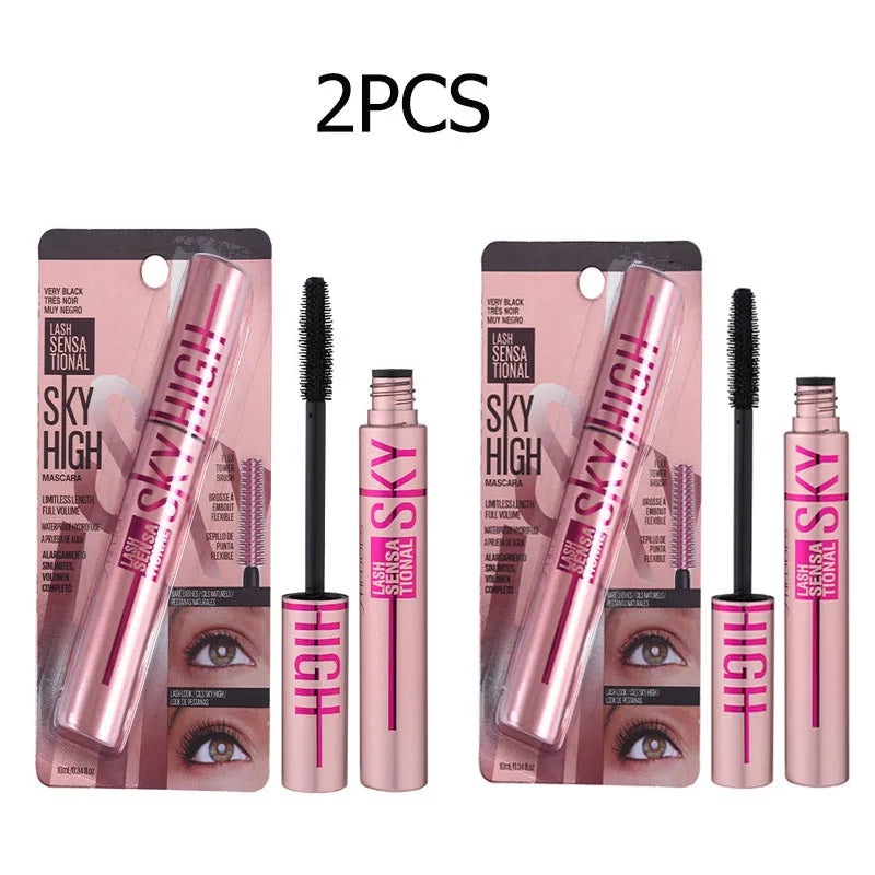 LIDORIA 4D Waterproof Lengthening Mascara – Thick, Curling & Smudge-Proof (10ml)
