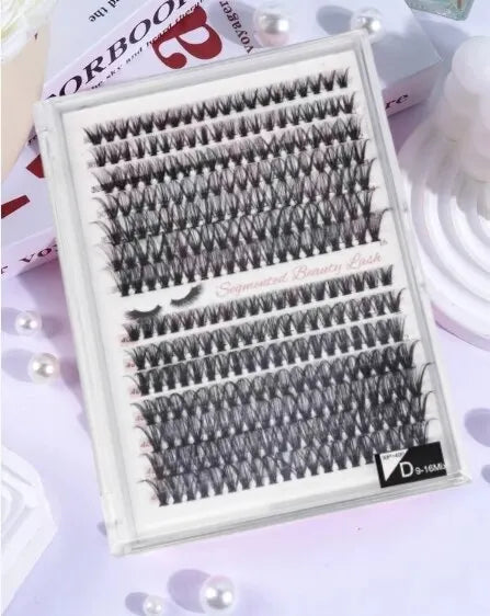 LuxuryGlow 280pcs DIY Individual Cluster Eyelash Extensions – 30D/40D Mixed Length