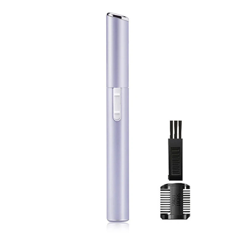 LuxuryGlow Electric Eyebrow Trimmer – Mini Facial Hair Remover for Face, Neck & Body