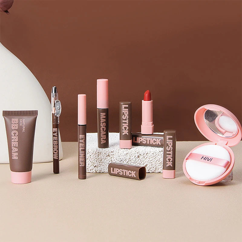 Caja de regalo de maquillaje de San Valentín de HiVi: set de lápiz labial y polvos de edición limitada