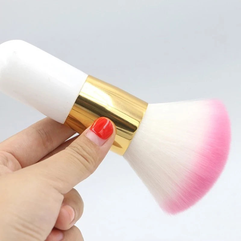 LuxuryGlow Large Soft Foundation & Blush Makeup Brush – Big Size Face Brush