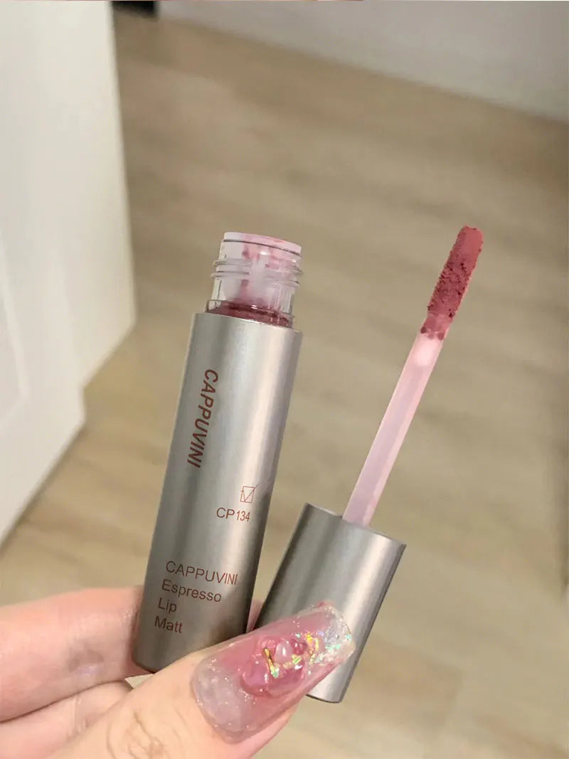 Cappuvini Velvet Matte Lip Gloss – Waterproof, Smudge-Proof & Long-Lasting