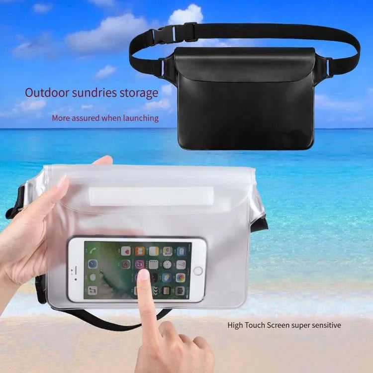 BeeChip Waterproof Waist & Shoulder Swimming Bag – Beach & Dive Phone Case