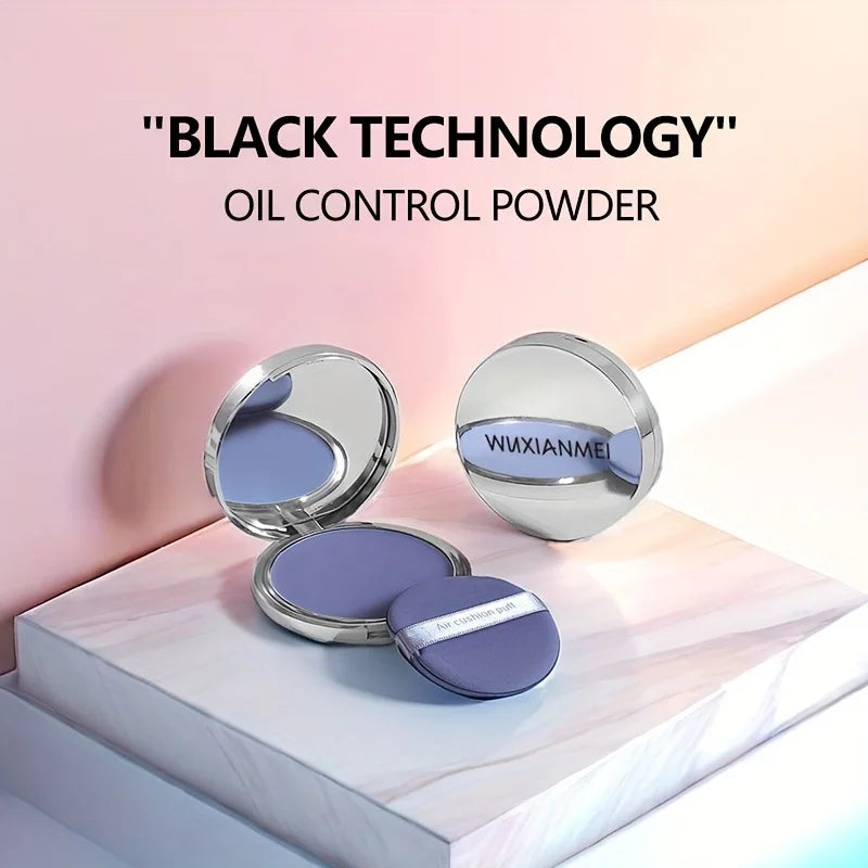 LuxuryGlow Lavender Matte Pressed Powder – Long-Lasting Oil Control Face Compact