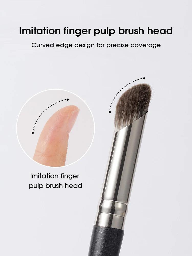 GECOMO Finger Concealer Brush – Soft Round Head for Spot & Pimple Coverage
