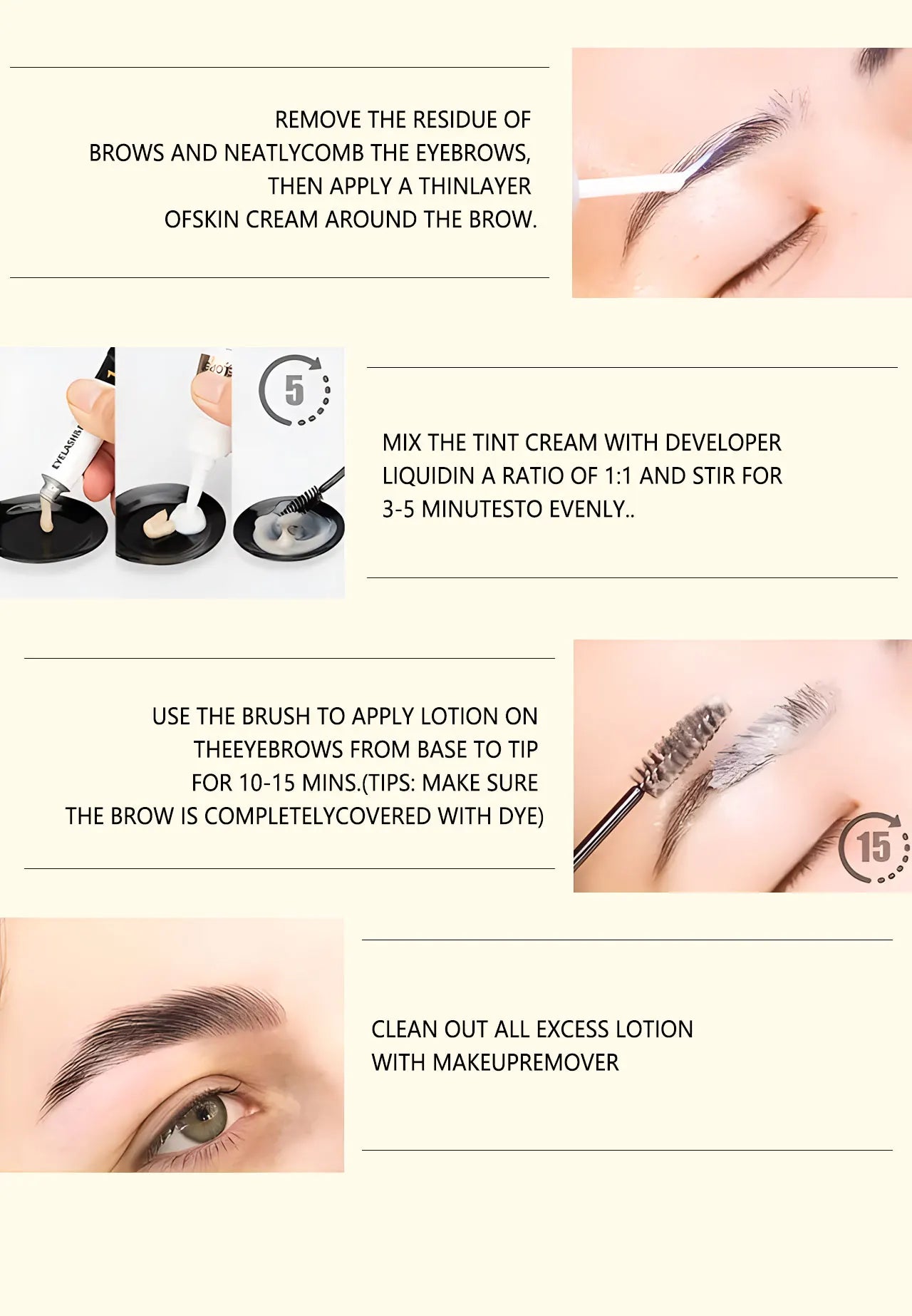 LuxuryGlow ICONSIGN Eyebrow & Eyelash Tint Kit – Waterproof Semi-Permanent Dye