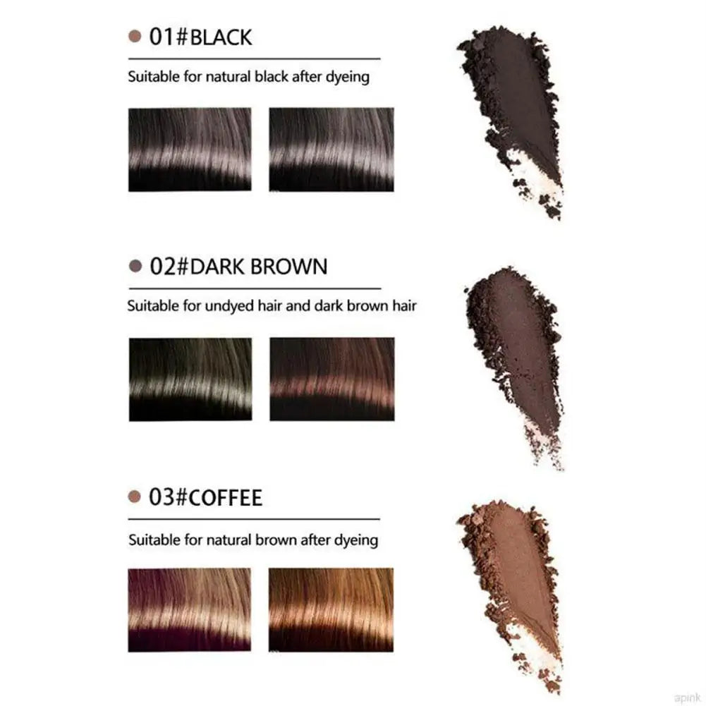 LuxuryGlow 6 Colors Hair Line Powder — Instant Root Cover-Up & Hairline Filler for Natural Look