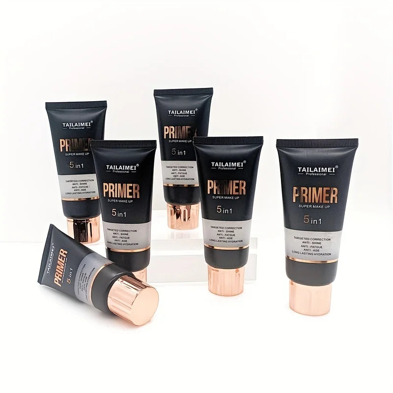 LuxuryGlow Waterproof Transparent Gel Primer with Avocado & Rose Extract – 60ml