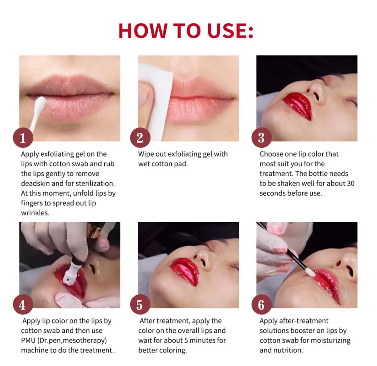 ibcccndc BB Lips Ampoule Serum Starter Kit – Semi-Permanent Gloss & Lip Tint Set (10pcs)
