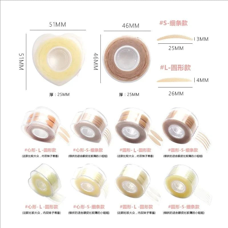 JPNPL MJ 600 Pcs Double Eyelid Tape – Invisible Self-Adhesive Eye Lift Stickers