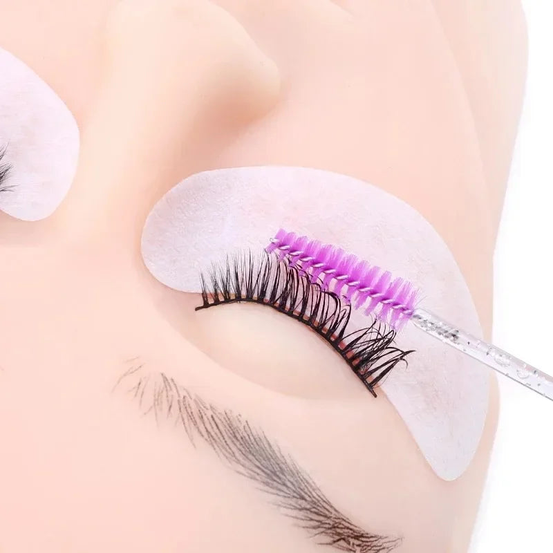 100 قطعة من أعواد الماسكارا وفرش الحواجب للاستخدام مرة واحدة من CNKESS - أدوات وضع مكياج صحية ومتعددة الاستخدامات