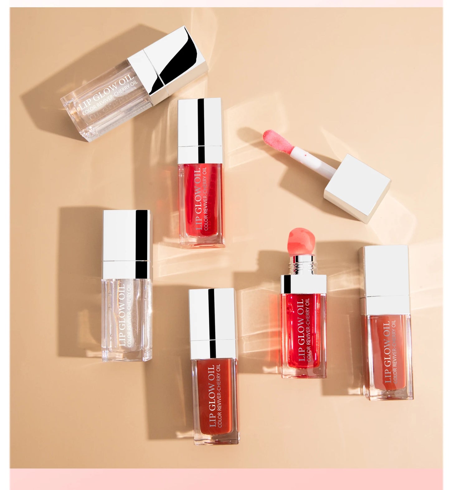Hello Kiss Crystal Jelly Lip Oil Set – Tinted, Hydrating & Plumping Lip Gloss Combo
