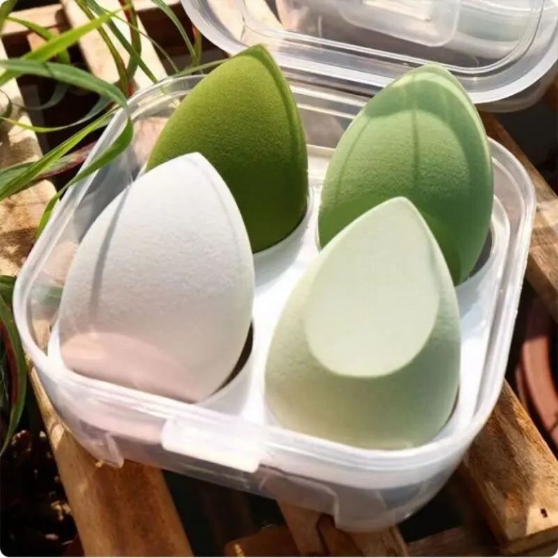Set de 4 Beauty Blenders BeeChip con estuche higiénico: Maquillaje impecable