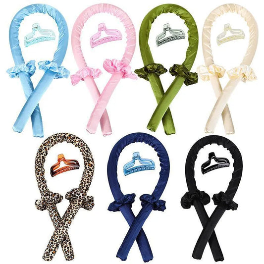 Rizador de pelo de espuma sin calor LuxuryGlow: rizador de ondas suaves para rizos nocturnos