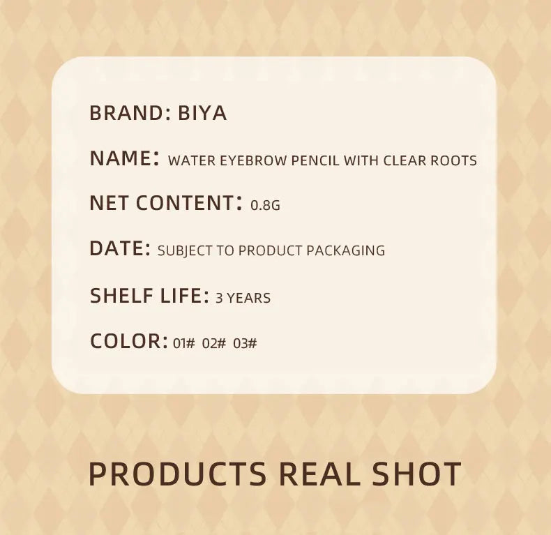 BIYA 0.01mm Ultra Fine Eyebrow Pen – Waterproof, Smudge-Proof & Natural Finish by BIYA