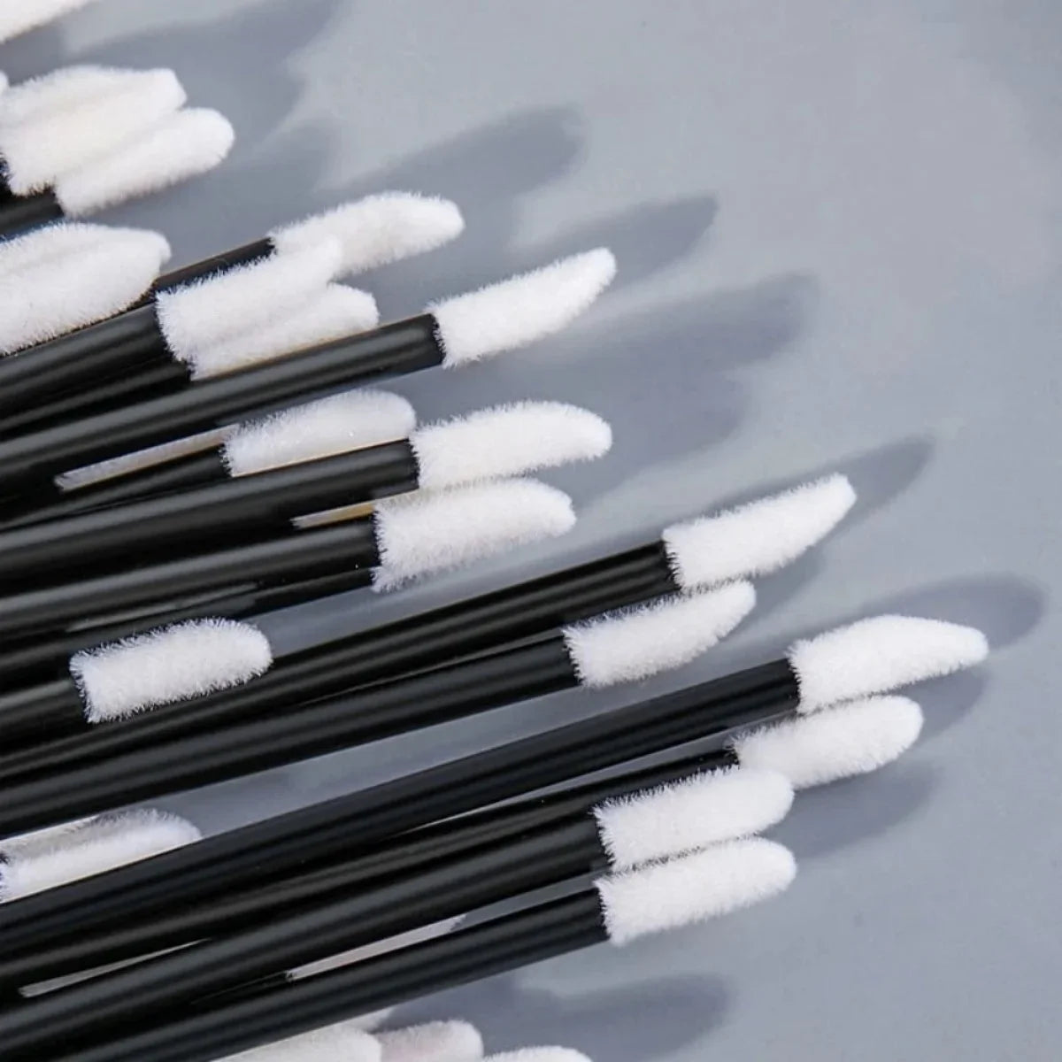 ZXZZS 50PCS Disposable Lip Gloss Applicator Wands | Soft Nylon Makeup Brushes