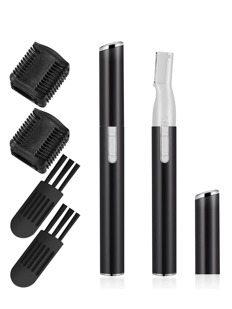 LuxuryGlow Electric Eyebrow Trimmer – Mini Facial Hair Remover for Face, Neck & Body