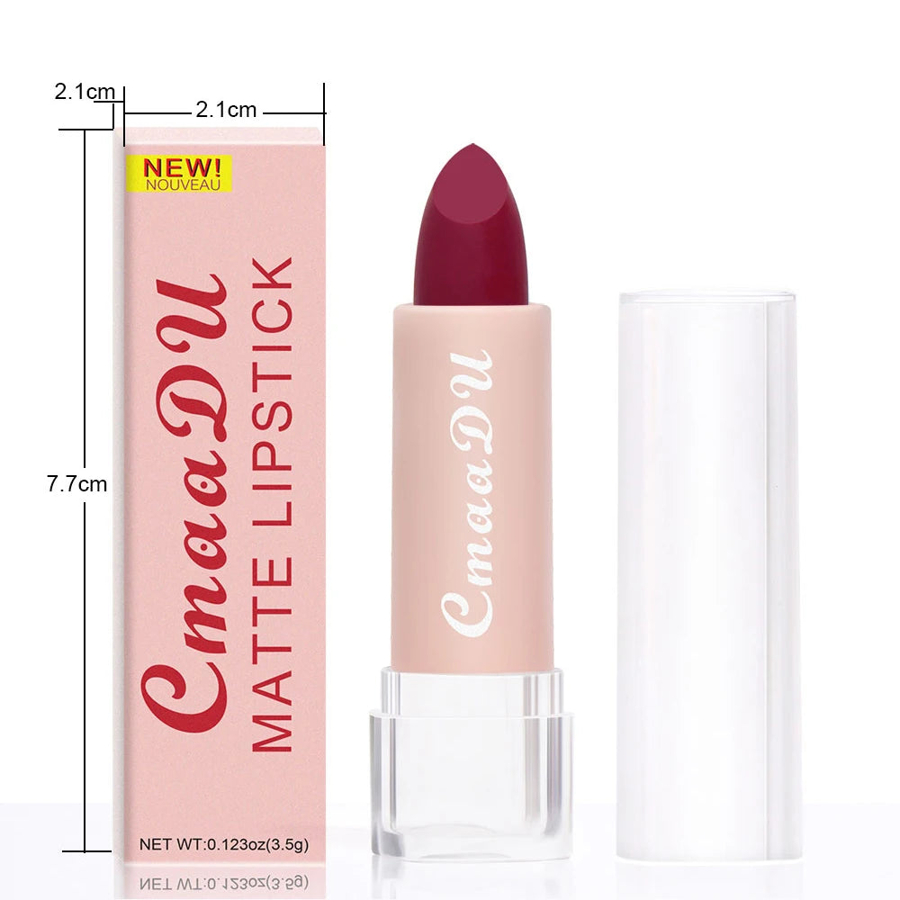 cmaadu Velvet Matte Lipstick – Long-Lasting, Waterproof & Moisturizing Gloss