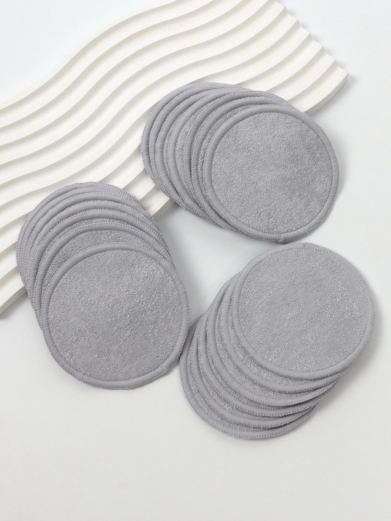 LuxuryGlow Reusable Makeup Remover Pads – 5/10/20 Pack Washable Face Puffs