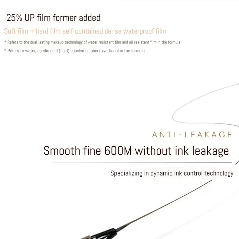 JUDYDOLL Ultra-Fine Waterproof Eyeliner – Smudge-Proof, Long-Lasting, Fast-Drying Liquid Pen