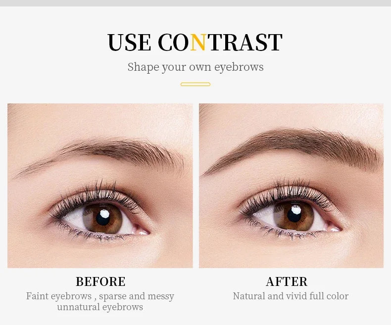 SAKSRAAR 5-Color Waterproof 4-Jaw Eyebrow Tattoo Pencil – Ultra-Fine, Long-Lasting Brow Pen