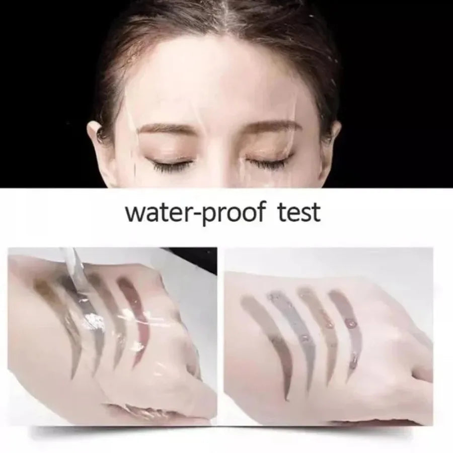 SAKSRAAR Natural Brown Waterproof Eyebrow Pencil – Ultra-Fine, Smudge-Proof, Long-Lasting