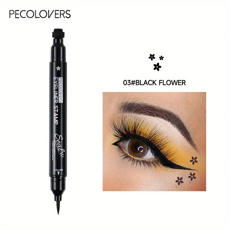 LuxuryGlow 7-in-1 Eyeliner Stamp Pen – Double-Ended, Waterproof, Fast-Drying