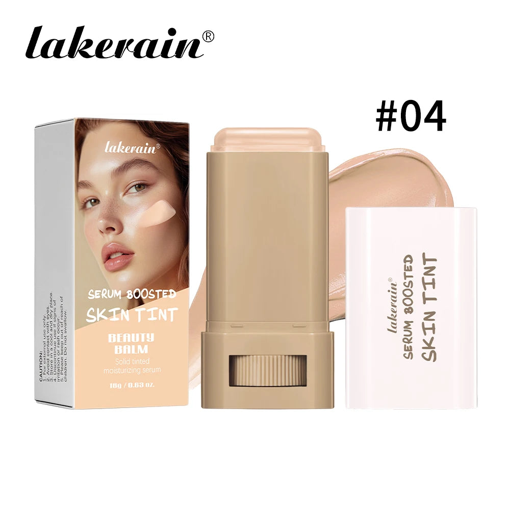 Lakerain Eraser Foundation Stick – Serum-Infused Skin Tint for Flawless, Hydrated Coverage
