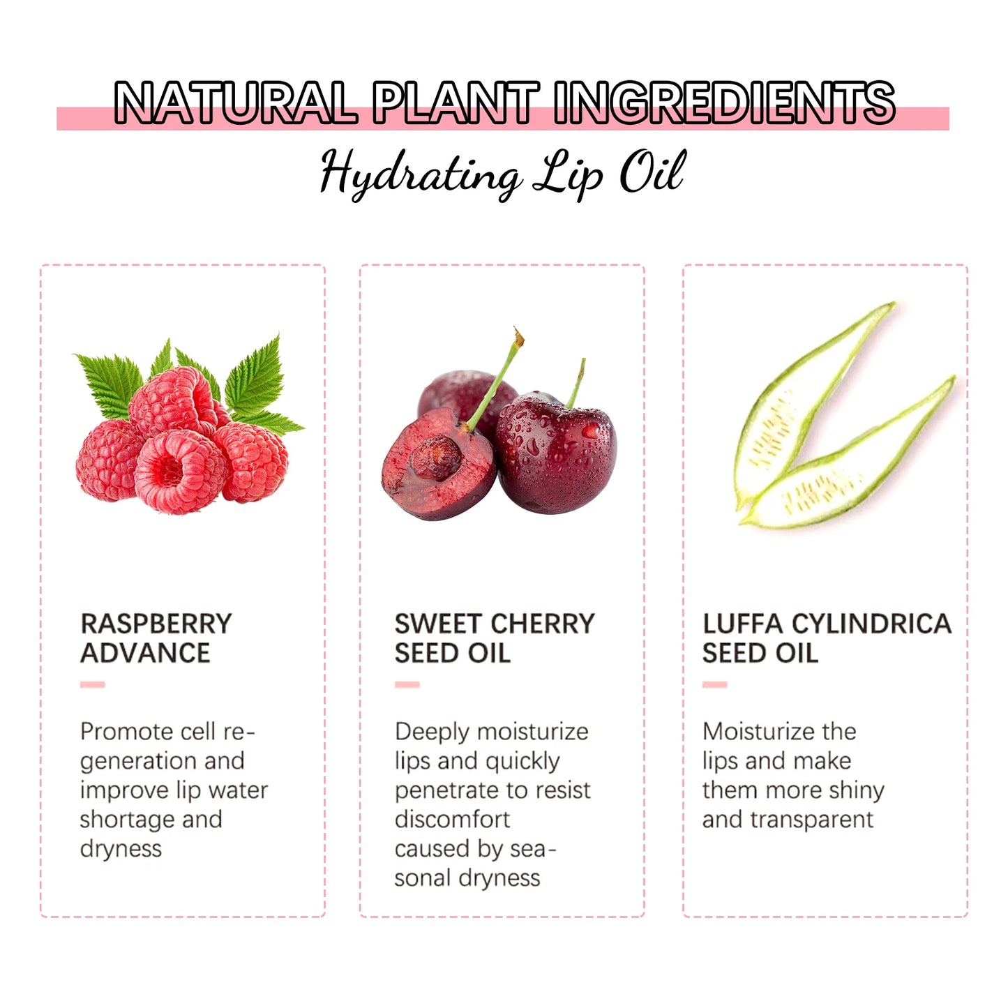 Bálsamo labial hidratante con brillo de labios: hidratante y voluminizador (6 ml)