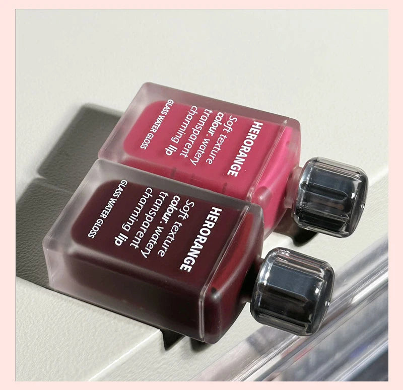 Laca de labios HERORANGE efecto cristal: brillo de espejo, hidratante y antimanchas (7 g)