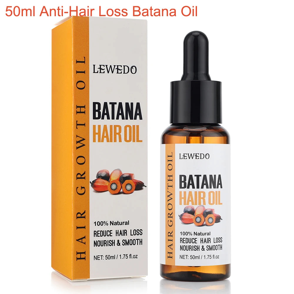 Natural Batana Hair Oil – Anti-Hair Loss & Root Strengthening Treatment (2pcs, 50ml)