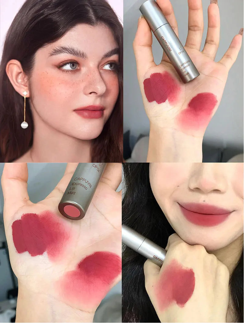 Cappuvini Velvet Matte Lip Gloss – Waterproof, Smudge-Proof & Long-Lasting