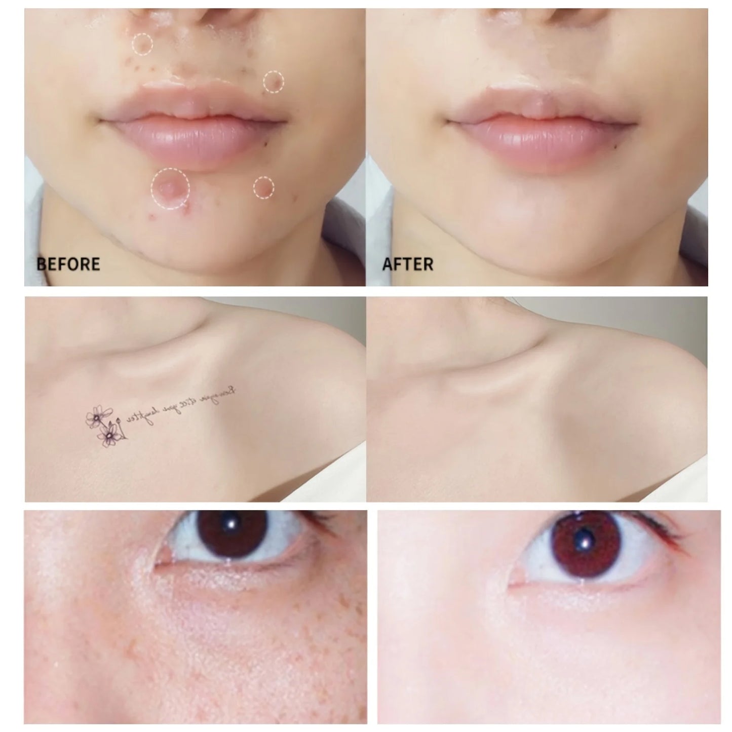 Paleta de correctores a prueba de agua LuxuryGlow: cobertura duradera para ojeras y acné
