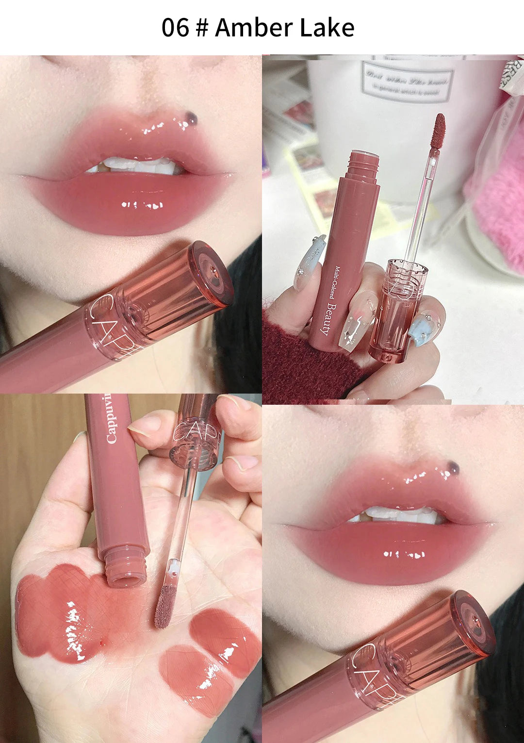 Cappuvini Beauty Juice Lip Glaze: labial hidratante con brillo de espejo