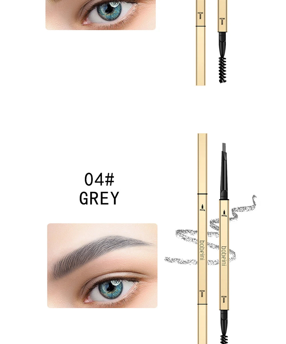 LuxuryGlow Double-Ended Eyebrow Pencil – Waterproof, Long-Lasting & Natural Finish
