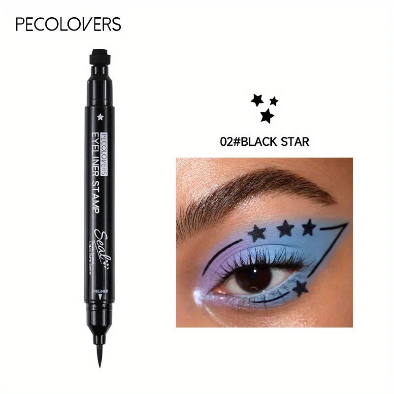 LuxuryGlow 7-in-1 Eyeliner Stamp Pen – Double-Ended, Waterproof, Fast-Drying