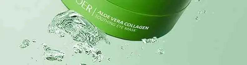 SADOER Aloe Vera Collagen Eye Masks | 60pcs Anti-Dark Circle & Puffiness Patches