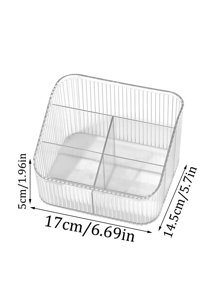LuxuryGlow Professional Acrylic Eyelash Storage Box with Lid – Transparent Organizer for Lash Stylists