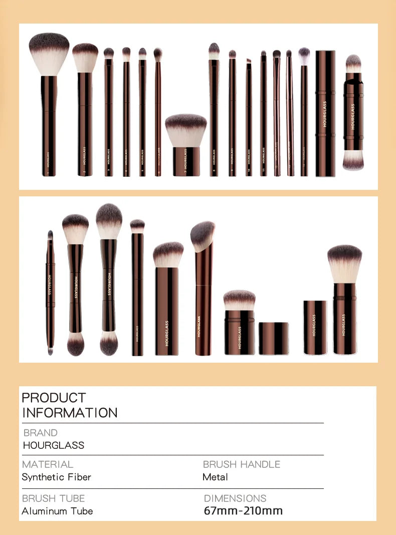 Hourglass Multi-Use Professional Makeup Brush – Powder, Foundation, Concealer, Blush, Bronzer & Eye Makeup