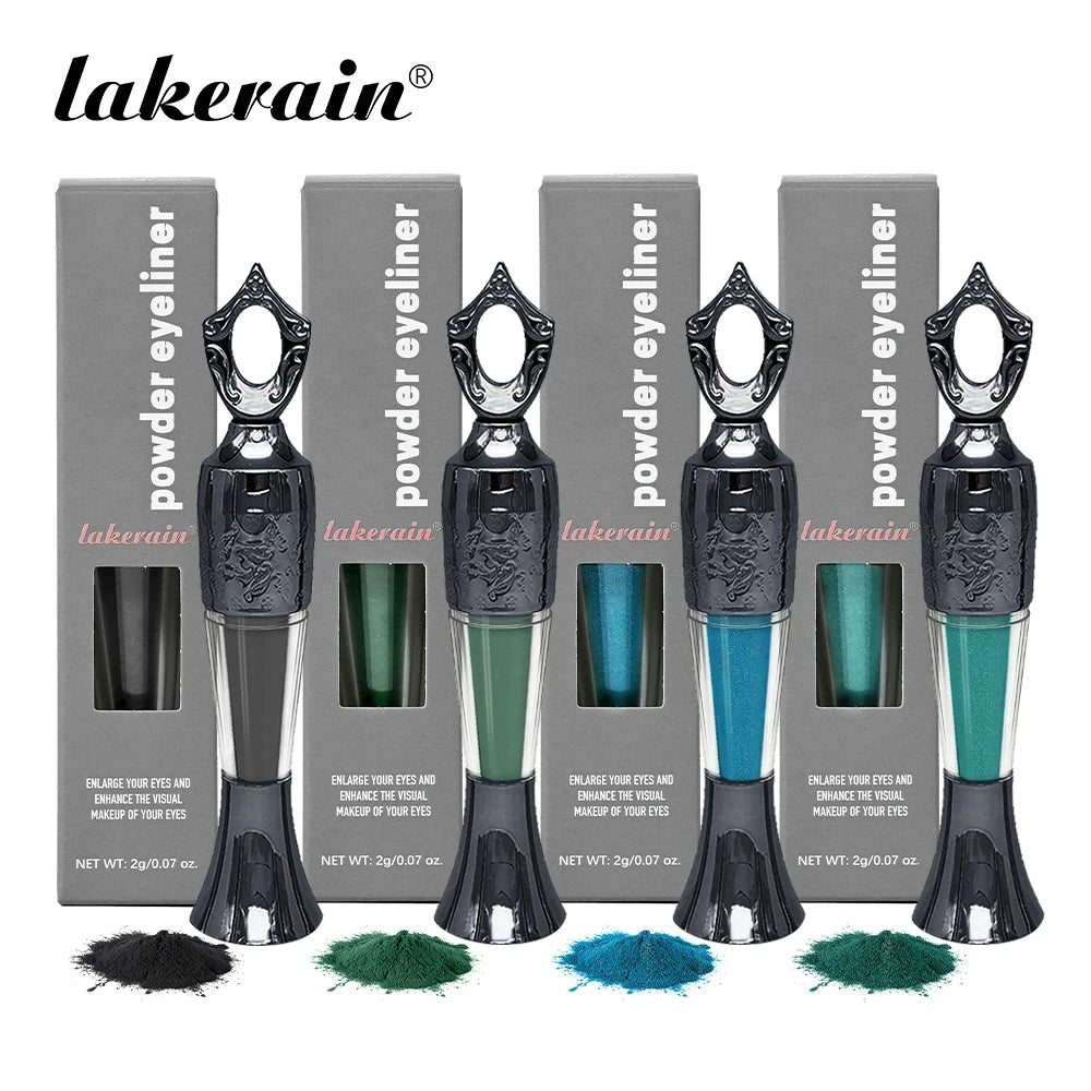 LAKERAIN 4-Color Powder Eyeliner Stick – Waterproof, Smudge-Free & Long-Lasting