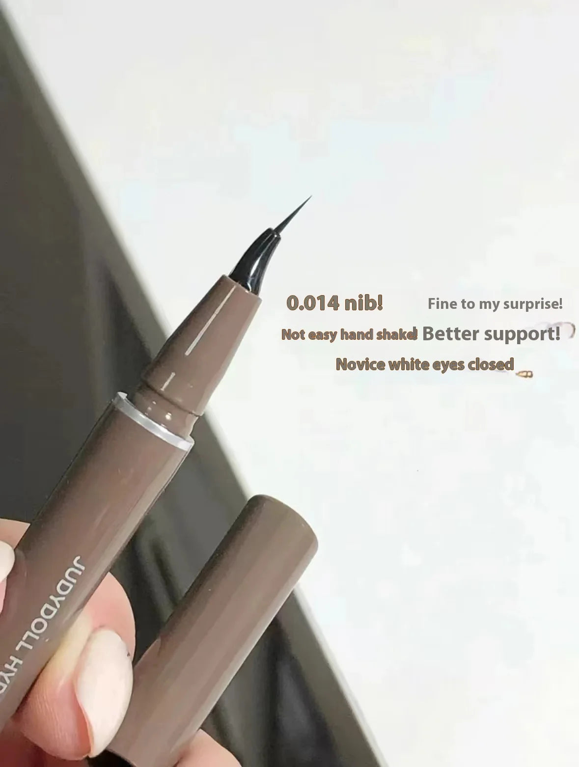 JUDYDOLL Ultra-Fine Waterproof Eyeliner – Smudge-Proof, Long-Lasting, Fast-Drying Liquid Pen