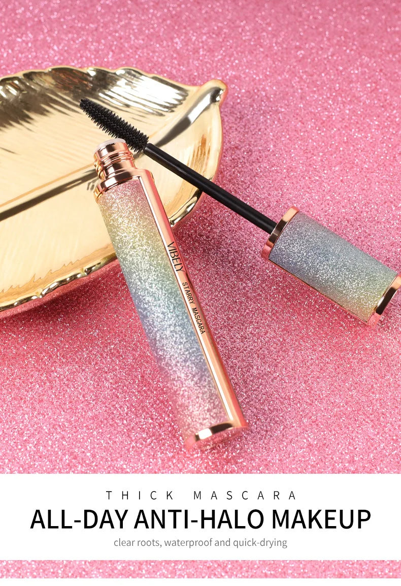 LuxuryGlow 4D Starry Sky Waterproof Mascara – Curling, Volumizing & Long-Lasting