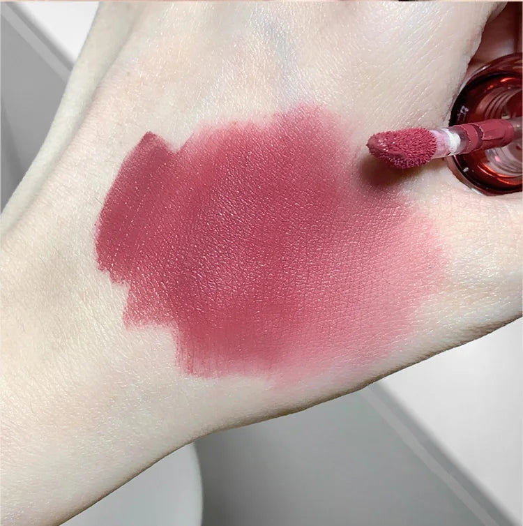 SHAQINUO Velvet Matte Mousse Lip Glaze – Long-Lasting Soft Mist Lipstick