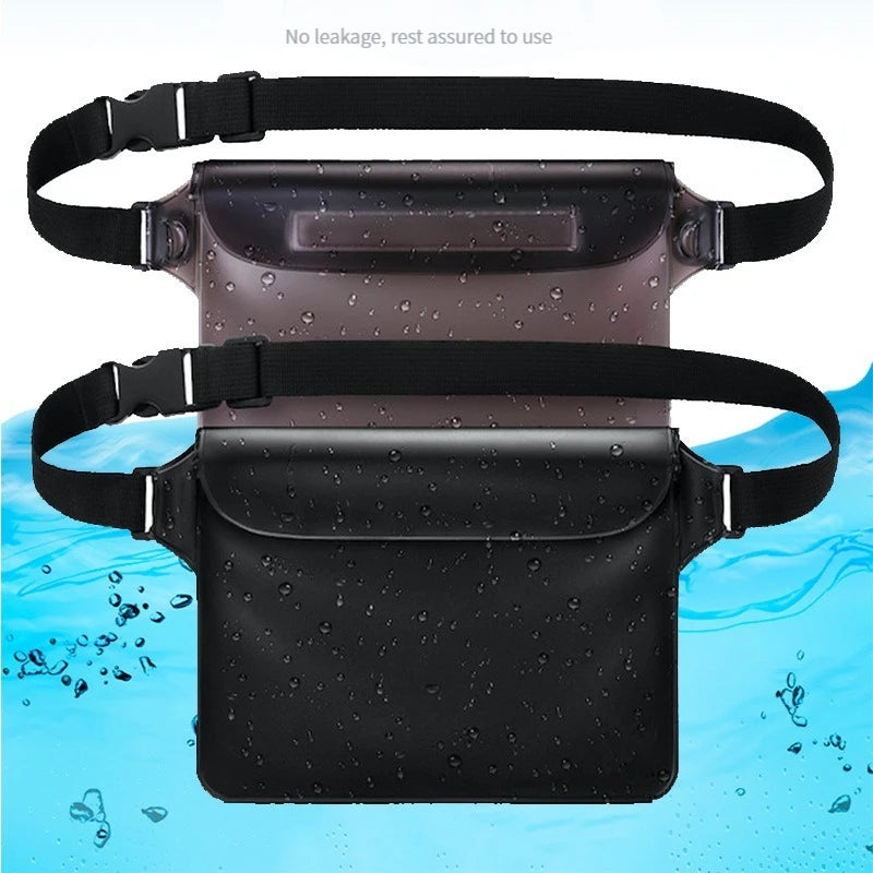 BeeChip Waterproof Waist & Shoulder Swimming Bag – Beach & Dive Phone Case